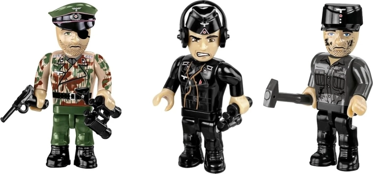 3 minifigurki do załogi i dioramy