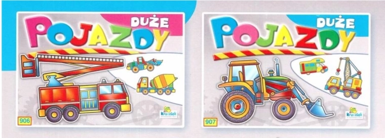 Książeczka Duże pojazdy