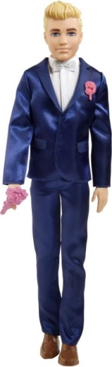 Barbie Ken Pan Młody – elegancka lalka z akcesoriami