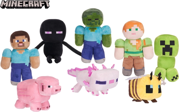Pluszowe postacie MINECRAFT – mięciutkie zabawki dla dzieci i kolekcjonerów