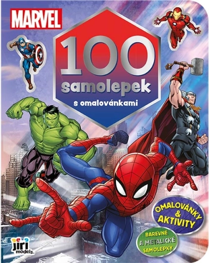 Marvel kolorowanki ze 100 naklejkami