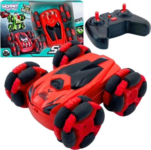 Woopie Zabawne RC auto z akrobacjami 360° z zdalnym sterowaniem 2,4 GHz