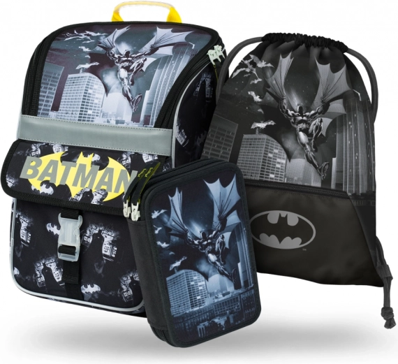 Zestaw przyborów szkolnych Zippy Batman Dark City