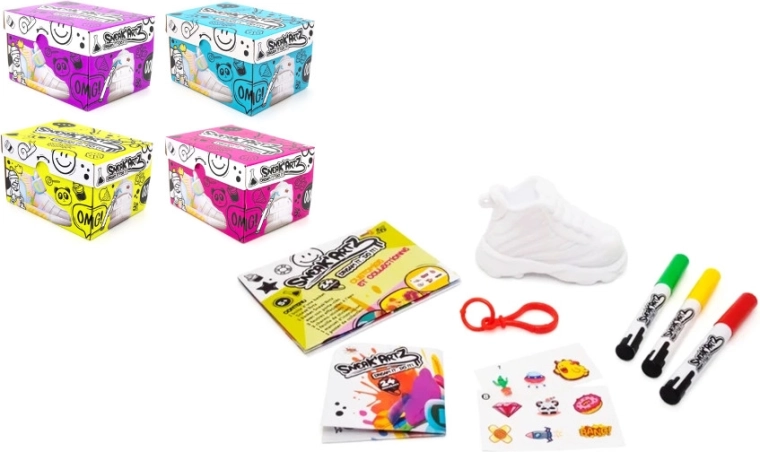 Sneak Artz – kreatywny zestaw do tworzenia mini tenisówek – brelok