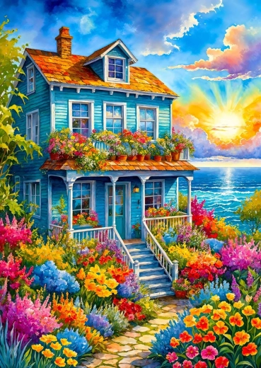 Enjoy puzzle Ogród oceaniczny 1000 elementów