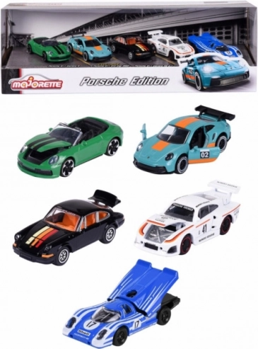 Zestaw modeli aut PORSCHE – 5 sztuk