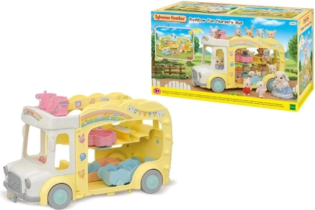 Tęczowy autobus przedszkolny Sylvanian Families