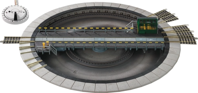 Fleischmann elektryczna obrotnica z przełącznikiem 310 mm