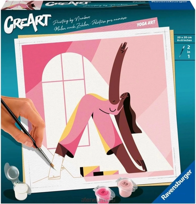 Creart yoga malowanie po numerach