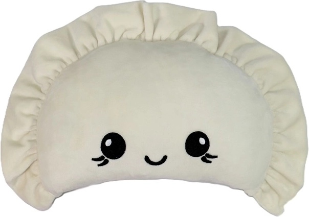 Pluszowy pieróg 60 cm kremowy