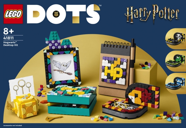 LEGO® DOTS 41811 Akcesoria na biurko – Hogwart