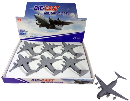 Metalowy model samolotu BOEING C-17 w skali 1:500