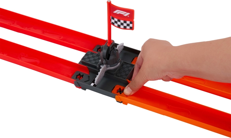 Moduł mety z flagą szachownicy