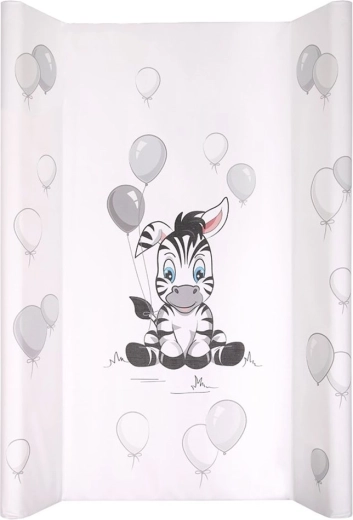 Nakładka do przewijania NEW BABY Zebra biała 50 × 80 cm