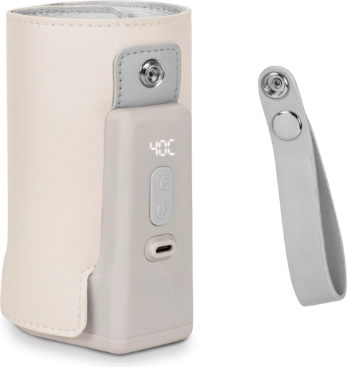 Bezprzewodowy podgrzewacz do butelek LIONELO Thermup Go Plus Beige Sand