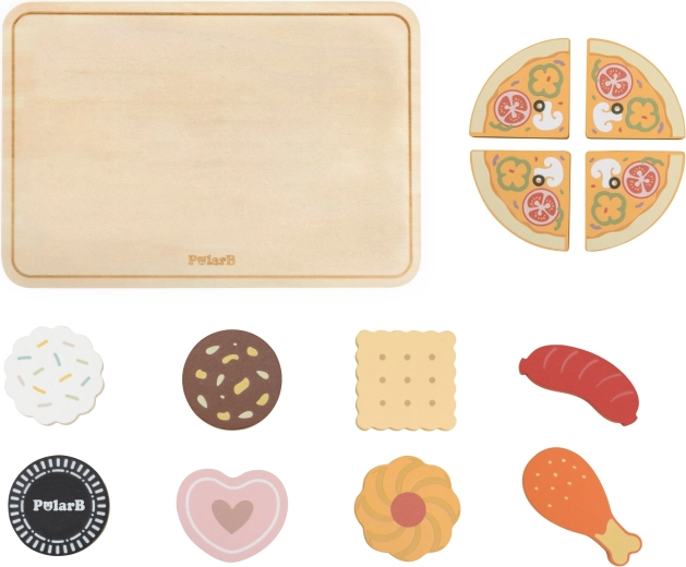 12‑elementowe drewniane akcesoria