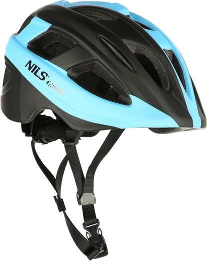 Kask rowerowy NILS Extreme MTV35J niebieski – M (53-55 cm)
