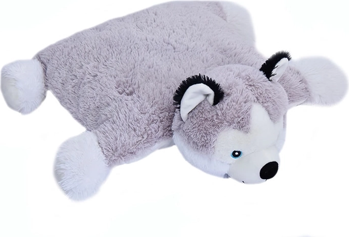 Pluszowa poduszka husky 2w1 dla dzieci