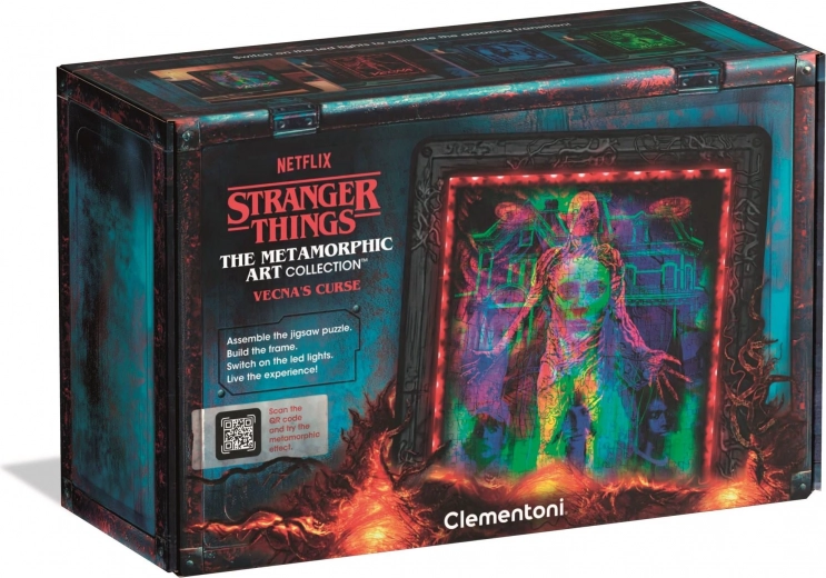 Clementoni świecące metamorficzne puzzle Stranger Things: Klątwa Vecny 520 elementów
