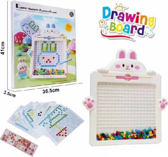 Magnetyczna tablica króliczek 36 cm