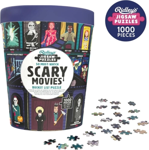 Puzzle RIDLEY’S GAMES Bucket List: 50 strasznych filmów – 1000 elementów