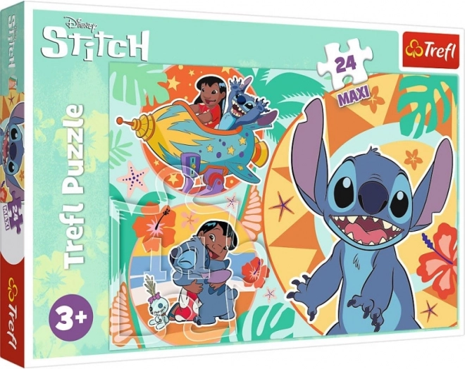 Puzzle Lilo & Stitch dla dzieci, 24 elementy