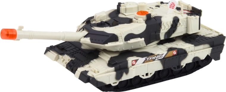 Czołg ze światłami, dźwiękami i obrotową wieżą