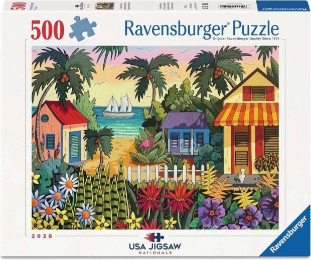 Puzzle Ravensburger USA Jigsaw Nationals: tropikalna atmosfera 500 elementów