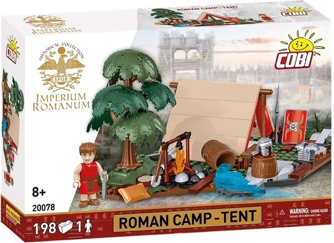 Cobi Imperium Romanum – rzymski obóz: namiot legionistów (198 elementów)