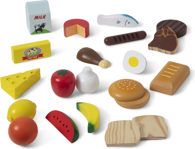 Trwałe drewniane elementy dla małych rączek