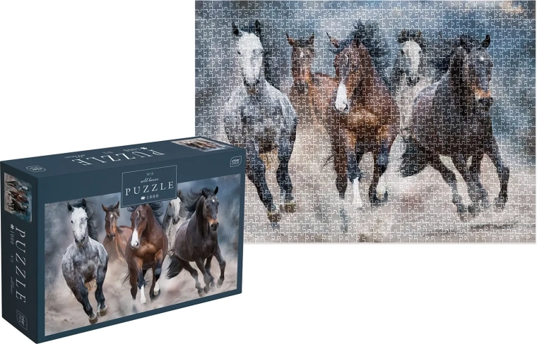 Puzzle Wild Horses: galopujące konie 1000 elementów