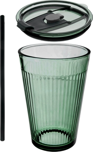 Uszczelniająca pokrywka i słomka dla wygodnego picia