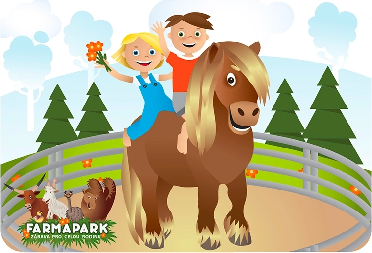 3D podkładka Farmapark marchewka