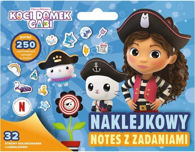 Magiczny domek Gabi – zeszyt z naklejkami i zadaniami
