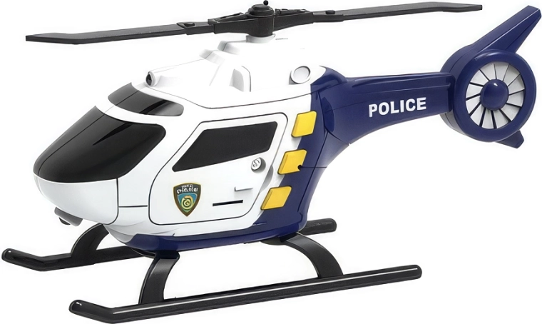 Policyjny helikopter ze efektami świetlnymi i dźwiękowymi 16,5 cm