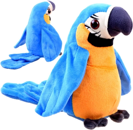 Mówiąca pluszowa papuga z funkcją powtarzania – Papuga