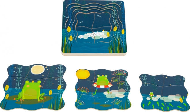 Warstwowe puzzle Żabi Książę Small Foot