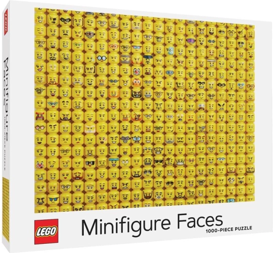 Chronicle Books LEGO twarze minifigurek puzzle 1000 elementów