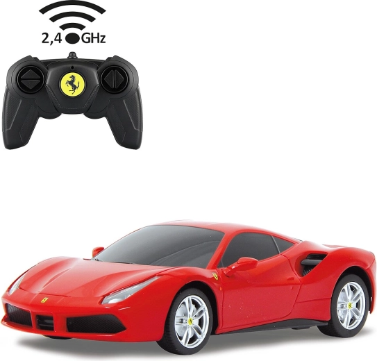 Jamara Ferrari 488 GTB auto RC 1:24 czerwone 2,4 GHz - 1 sztuka