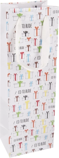 Papierowa torba prezentowa na wino „Co to będzie”