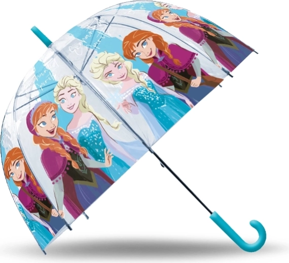 Przezroczysty automatyczny parasol FROZEN (Kraina Lodu)