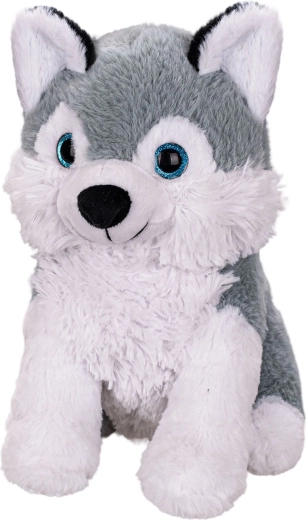 Pluszowy husky siedzący 25 cm