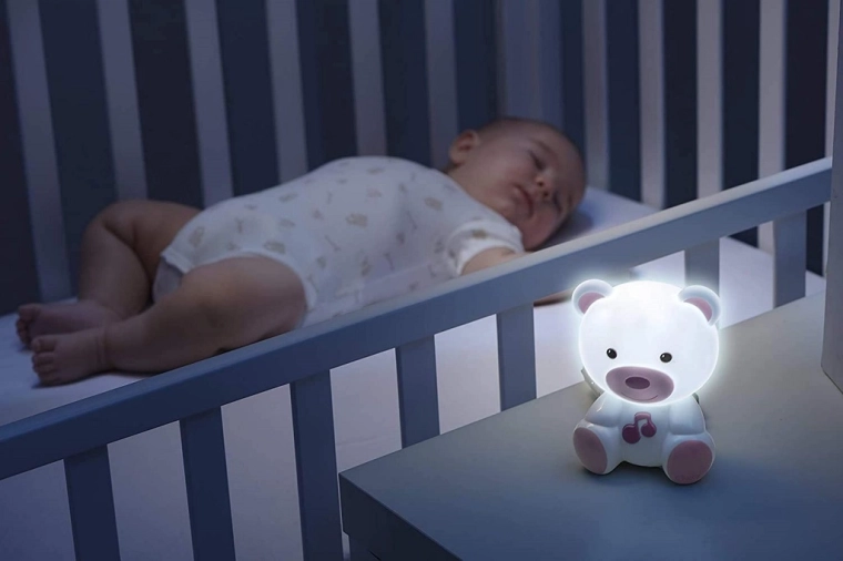 Delikatne nocne światło dla spokojnego zasypiania