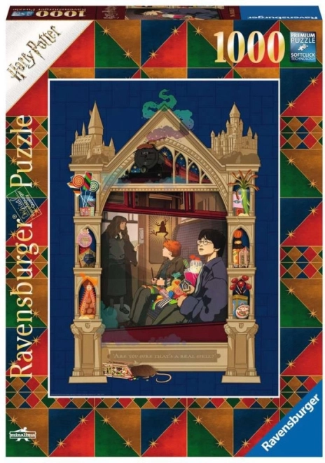 Ravensburger puzzle Harry Potter Podróż do Hogwartu 1000 elementów