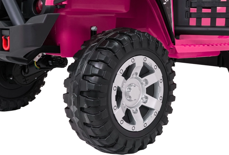 Miękkie koła EVA i podwójne zawieszenie