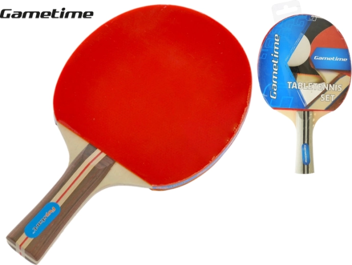 Gametime drewniana rakietka do tenisa stołowego 25 cm