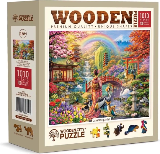 Wooden City drewniane puzzle Ogród japoński, 1010 elementów