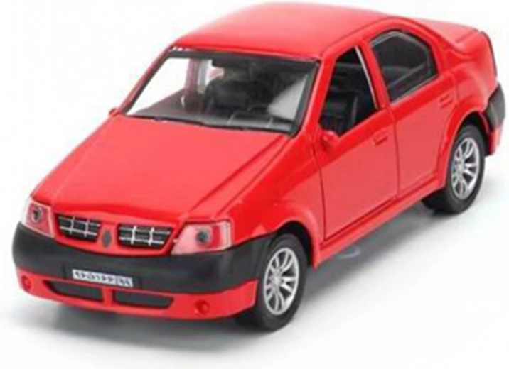 Metalowy samochód z dźwiękiem i światłem