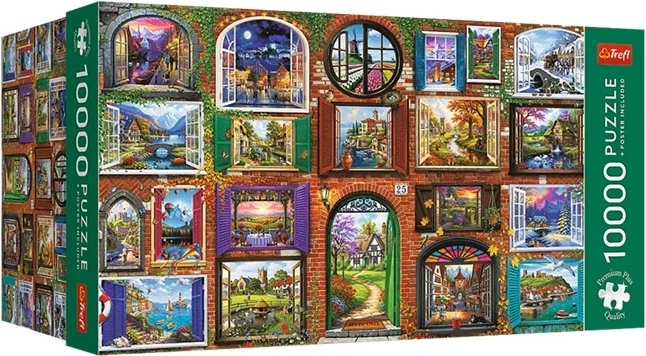 Puzzle Trefl 10 000 elementów Windows of the Seasons