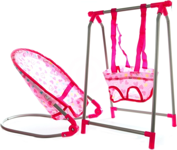 Huśtawka i leżaczek dla ukojenia i zabawy